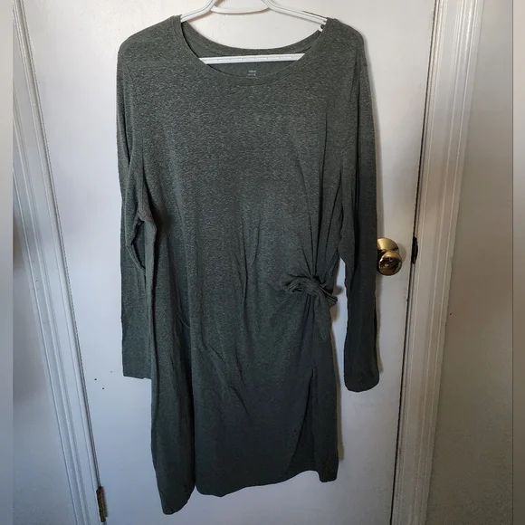 brown midi long sleeve dress Petal and Pup Irene Long Sleeve Midi Dress main image 1